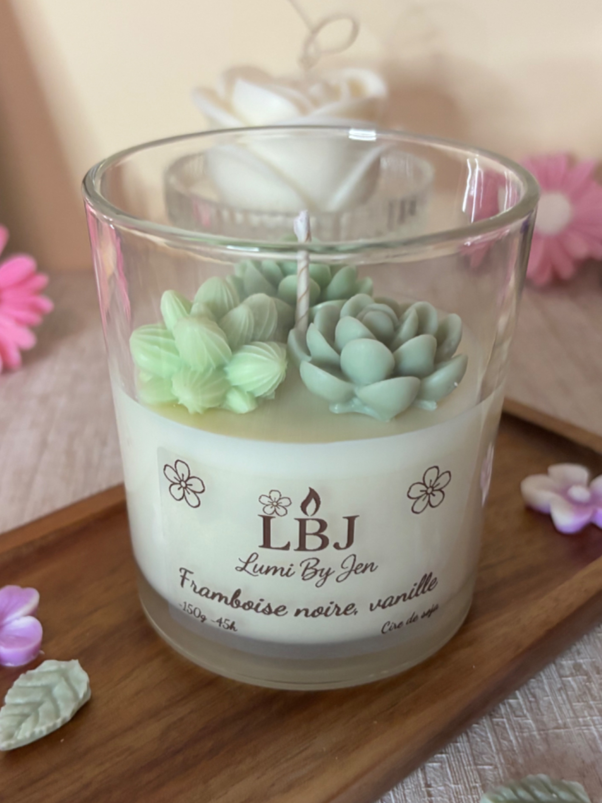 Bougie parfumée Lumi Succulente Bougie parfumée Lumi Succulente
