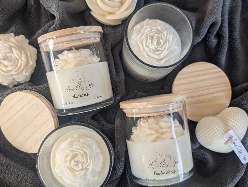 Bougie parfumée Lumi Pivoine Bougie parfumée Lumi Pivoine